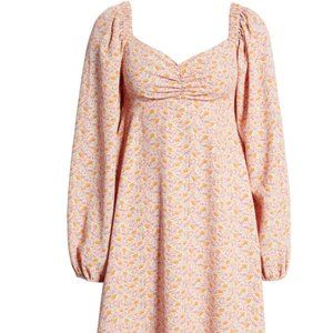 NWOT  Wayf Pink Floral Dress